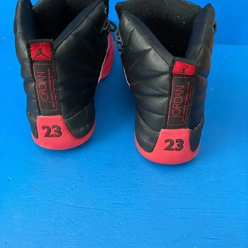 Air Jordan 12 OG XII Flu Game Black Red 1997 130690-061 Size 9.5